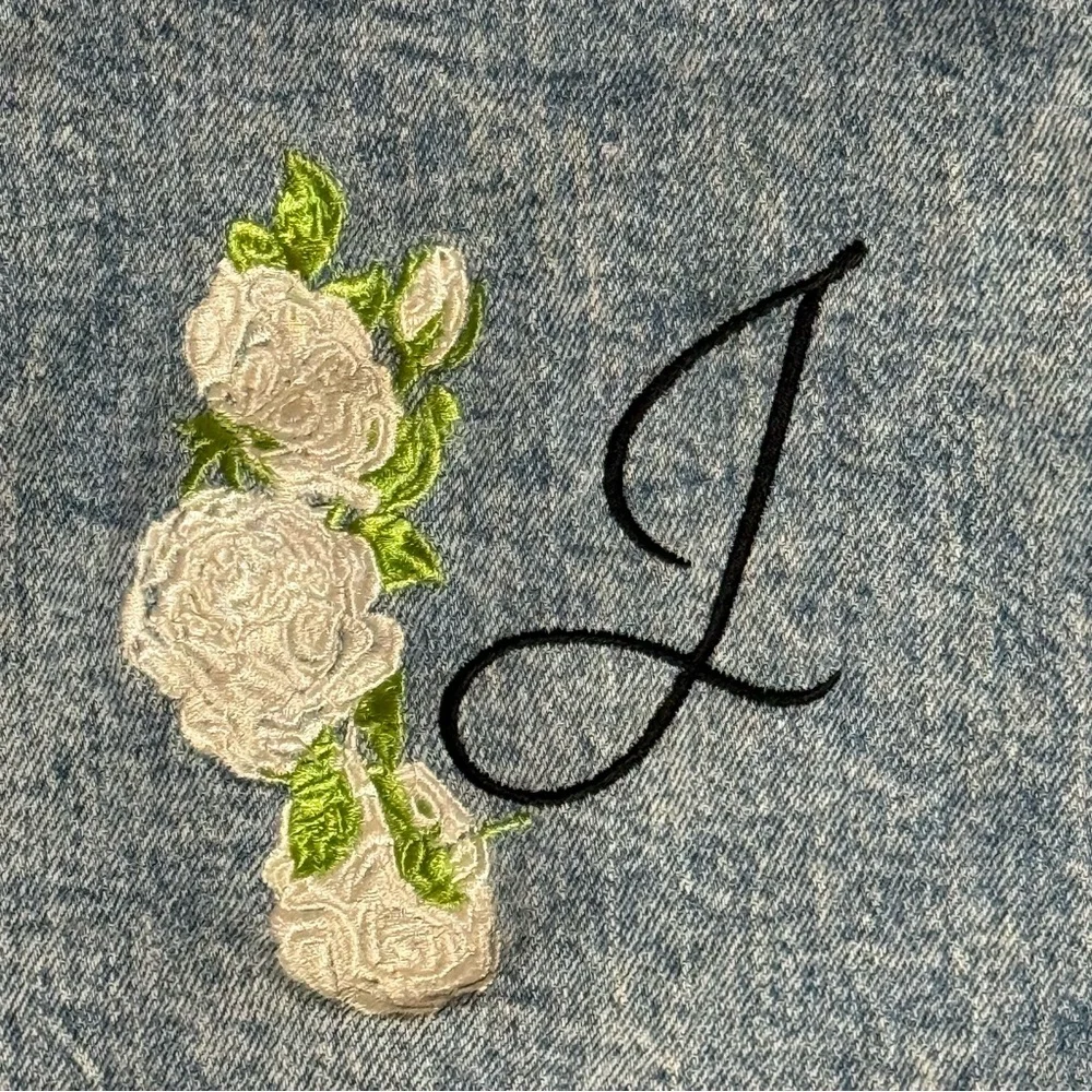Monogram J Jean Jacket Girls size 6 Art Class‎ brand.